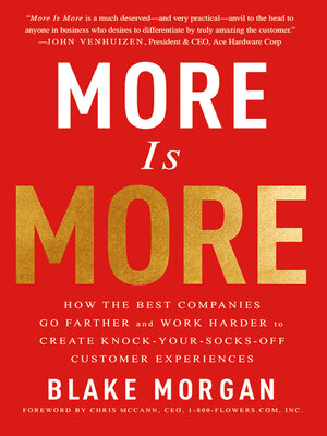 cover image of More Is More